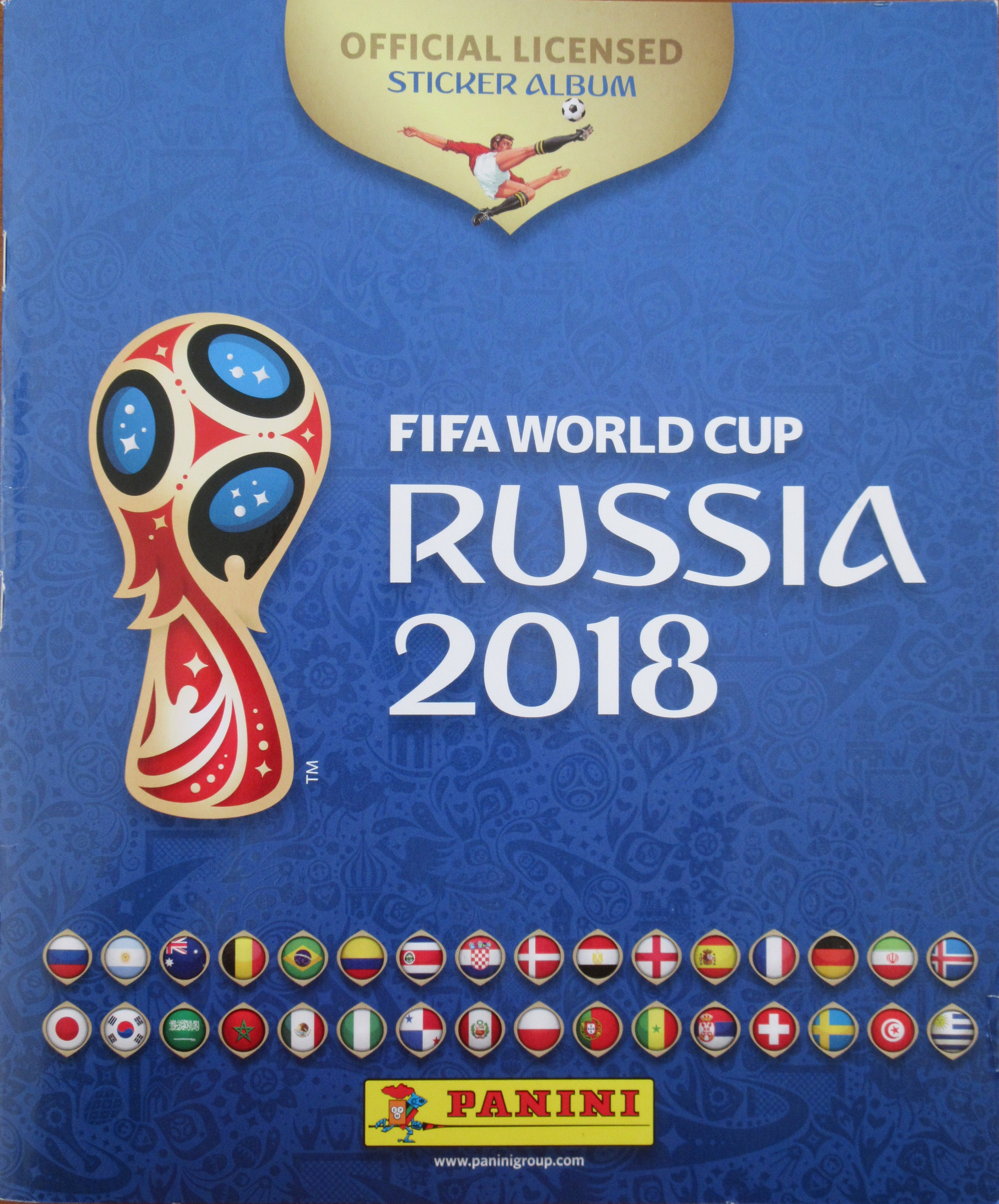 Panini FIFA World Cup 2018 Russia Album & 10 Packs New Sealed USA 50 stickers 