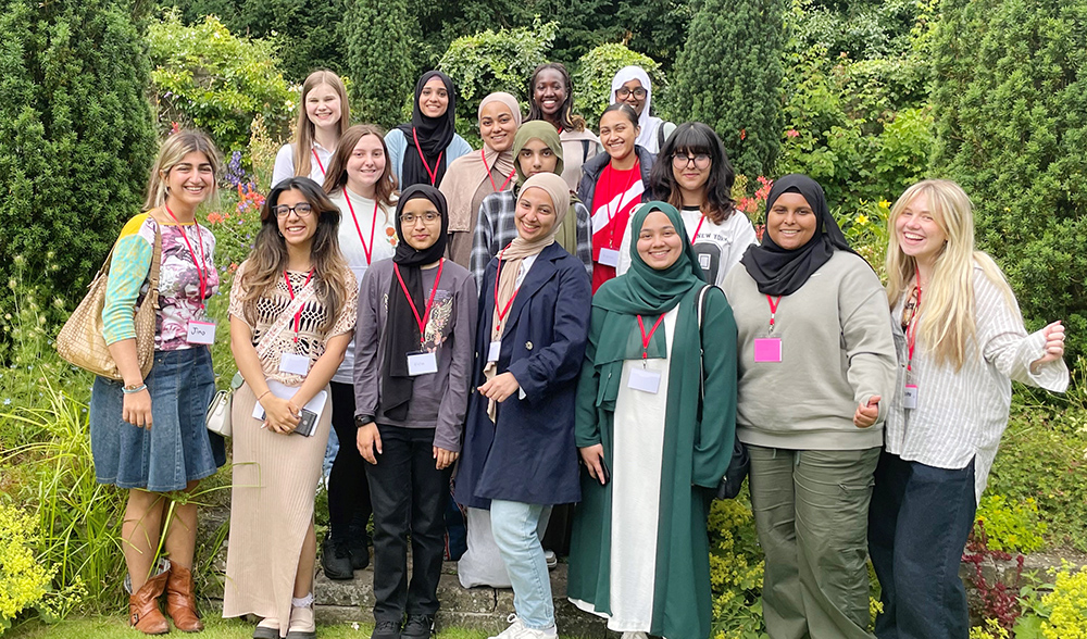 Participants at the Women in Computer Science residential in summer 2024