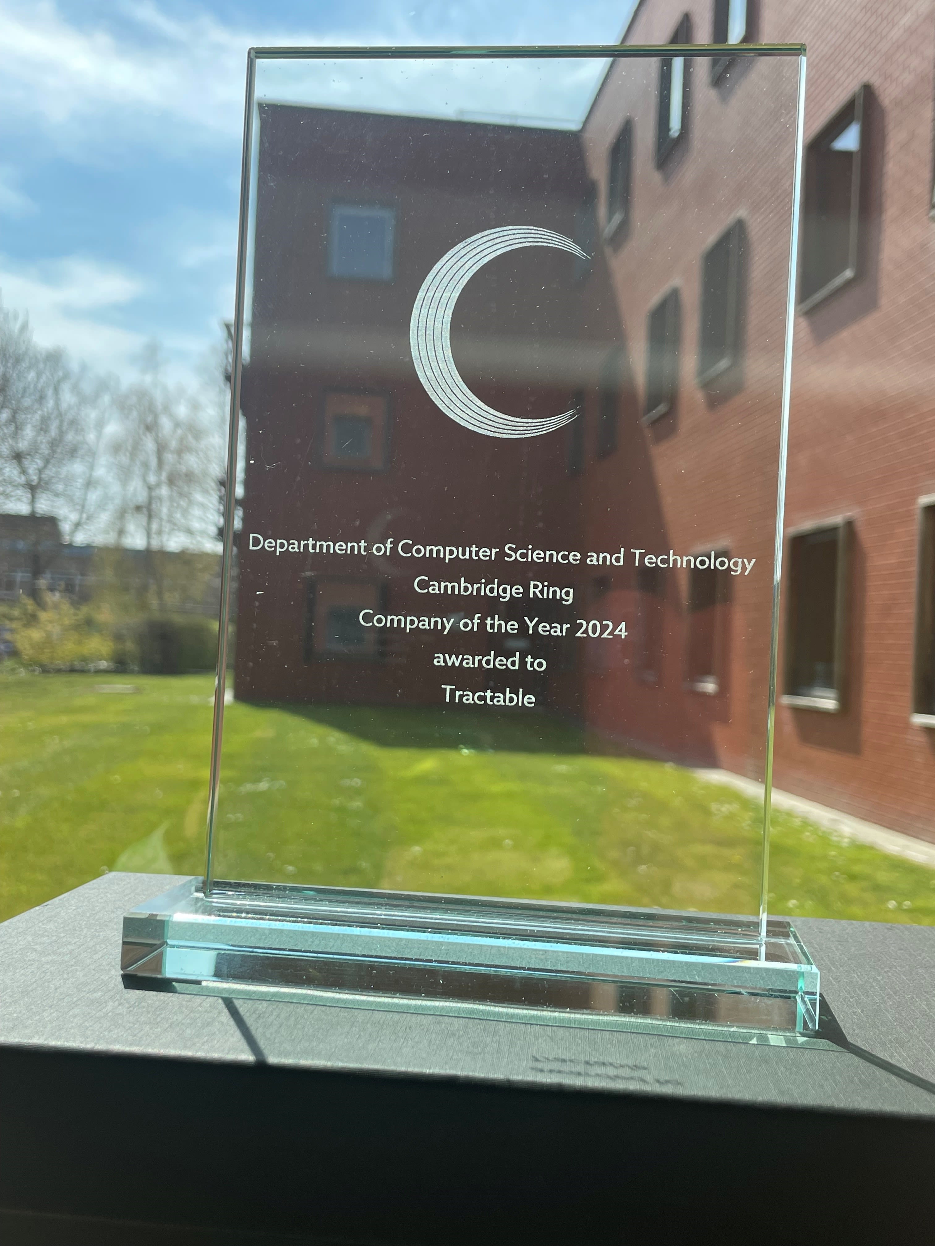 The Company of the Year Award was presented to AI unicorn, Tractable.
