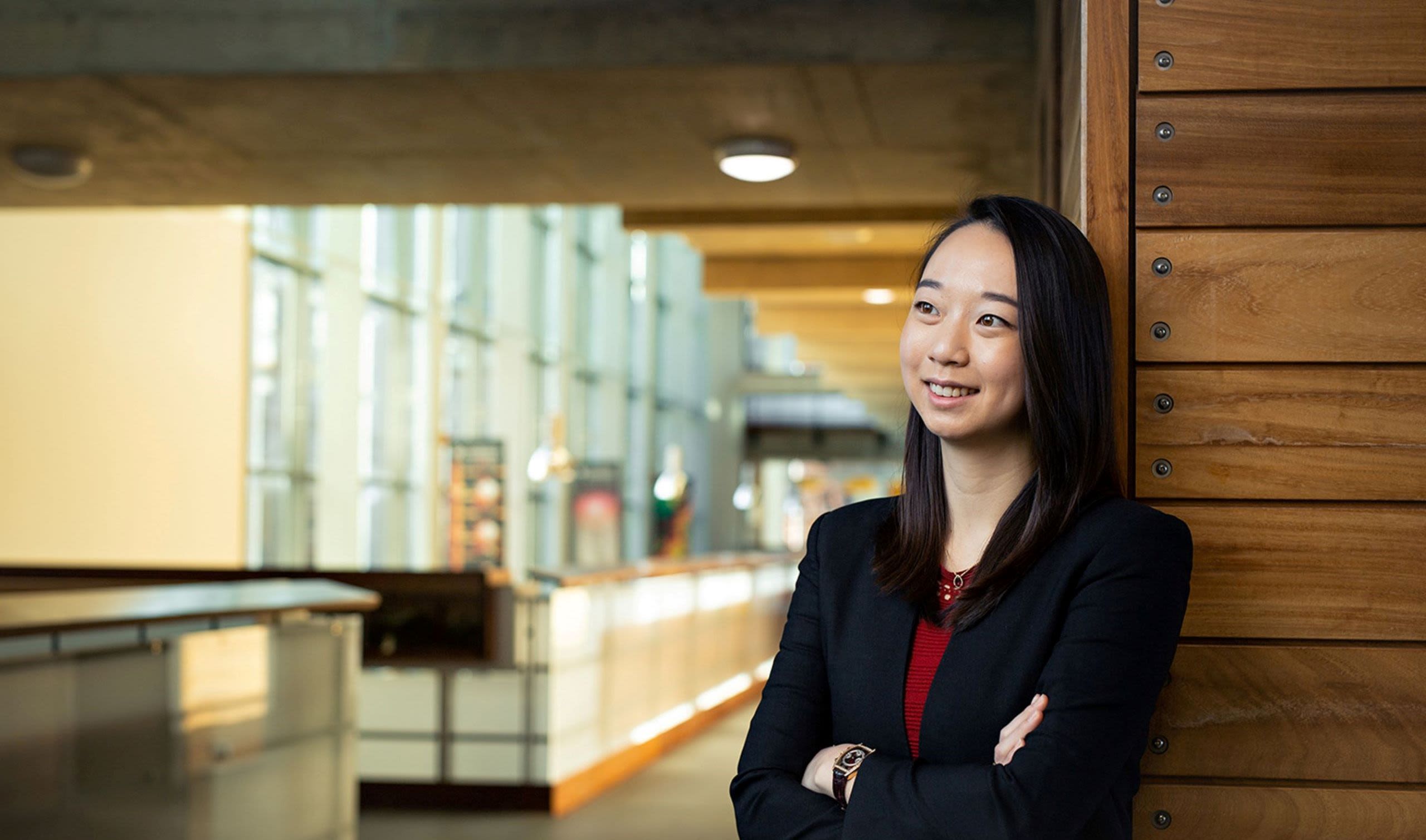 PhD student Michelle Seng Ah Lee pictured in the University of Cambridge Department of Computer Science and Technology