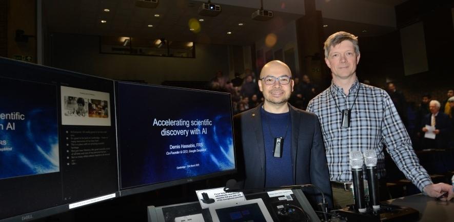 Sir Demis Hassabis came back to Cambridge University in March 2025 to talk to students about how AI can accelerate scientific discovery