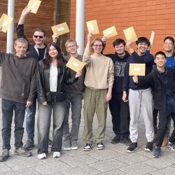 The students who worked on the three best projects received their prizes at a special award ceremony.