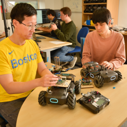 Researchers working in the Prorok Lab
