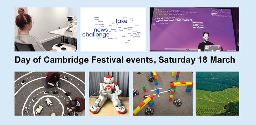 We are holding a day of public events here on 18 March during the Cambridge Festival