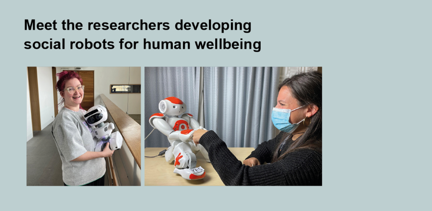 Minja Axelsson and Micol Spitale are two of the researchers who are working to develop robots that can help support human wellbeing